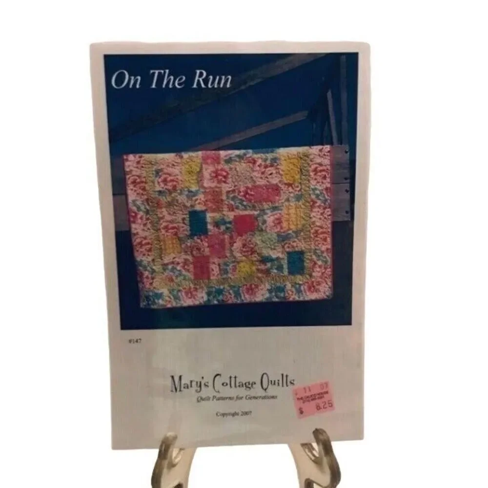 #1571 On The Run Margie collaage Quilt Sewing Pattern